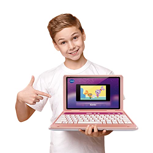 Ordinateur enfant pour apprendre à taper VTech Genio écran rose