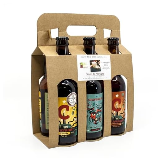 Pack de 6 Bières Mix Saveurs Brasserie la Chavagn' 6x33cl