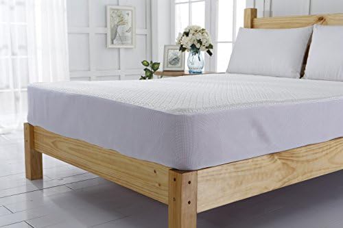 Levinsohn Cooling Mattress Pad Cover Soft and Comfortable Hypoallergenic with Mesh, Full, White image 3