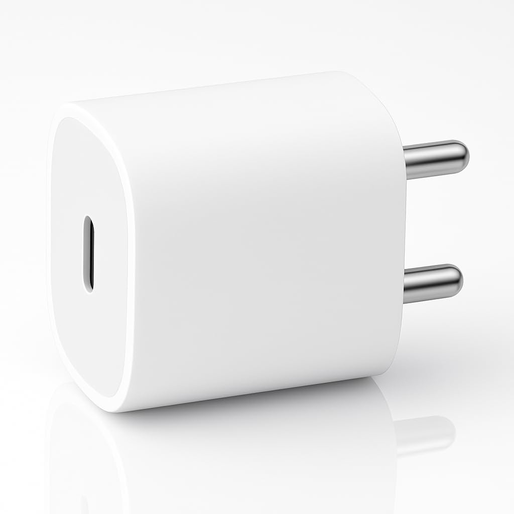 20W C-Type Fast PD Charging Adapter Compatible with iPhone 17/17 Air/17 Pro/17 Pro Max,16/16 Plus/Pro/Pro Max,15/14/13/1