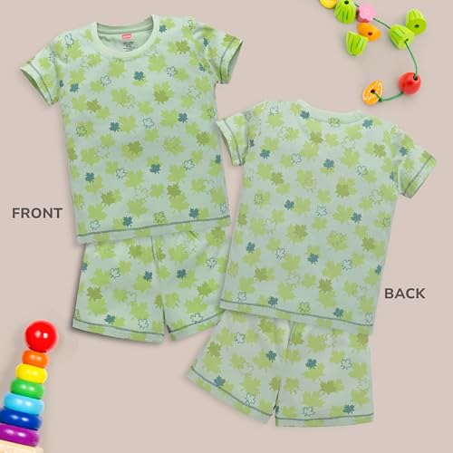 Image of LuvLap Baby Boys Regular Fit 100% Cotton Half Sleeves Boys T-Shirts and & Shorts Set Pack of 3