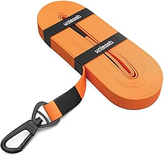 Unleash BioThane Long Line | Training Lead for all Dogs - Waterproof, Durable, Lockable Clasps, Strong Long Leads for Dog Training, BioThane Long Line Dog Lead, Puppy Training Accessories, 10m/ 32ft