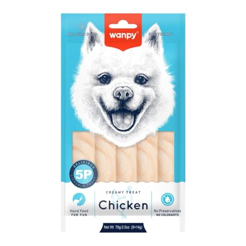 Petisco Para Cães Úmido Truly Wanpy Creamy Vários Sabores Tubetes Bacon Born (7, Frango)