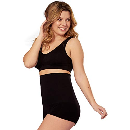 Shapermint High Waisted Body Shaper Boyshorts Tummy Control Waist Slimming And Back Smoothing Shapewear For Women Plus Size Black #TOP4