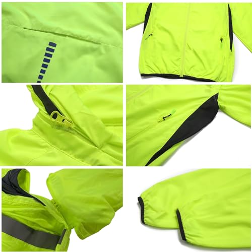 Chaqueta ciclismo con mangas desmontables rompeviento miniatura 5