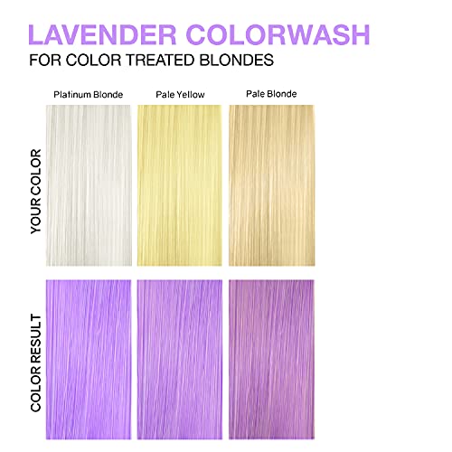 Celeb Luxury Viral Colorwash, Professional Semi-Permanent Hair Color Depositing Shampoo, Pastel Lavender, 8.25 Fl Oz (Pack of 1) - Thumbnail 4