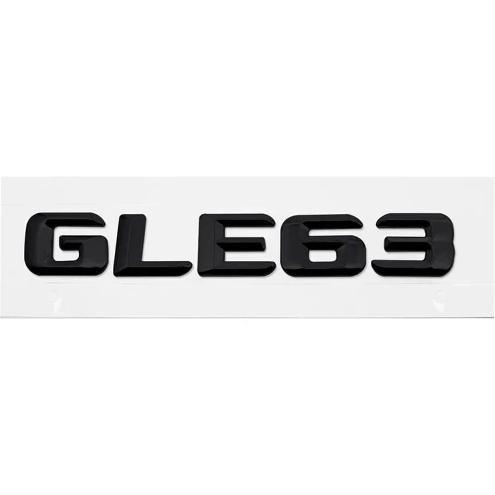 YTQMoreBNZ YYDStes Car Rear Trunk Sticker Tail Number Emblem Compatible With Mercedes Benz GLE43 GLE63 GLE300 GLE320 GLE350 GLE400 GLE450 GLE500 GLE550