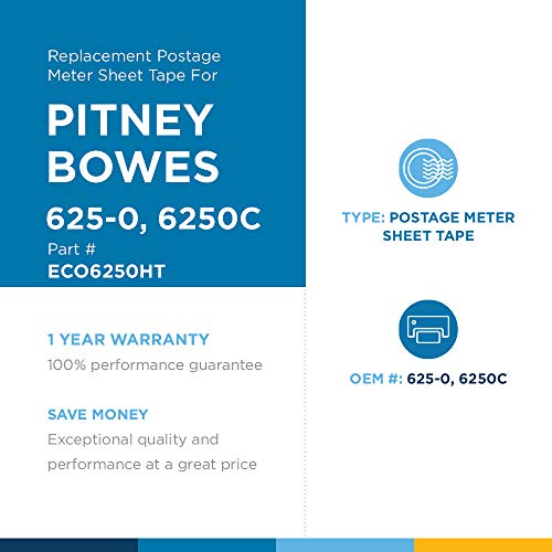Ecopost Brand Replacement Postage Meter Sheet Tape Replacement For Fp Mailing Solutions Plabel-S #TOP2
