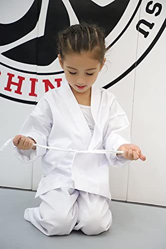 Flkky KARATE GI-00 Uniform For Kids Adults Students With Belt Lightweight Student Karate Gi Sets Martial Arts Sports Karate Suit-Szie 00 thumb #4