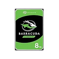 Seagate BarraCuda 8TB, Unit&agrave; disco interna, 3,5', PC & PC Portatili, SATA, 6 Gb/s, 5.400 RPM...