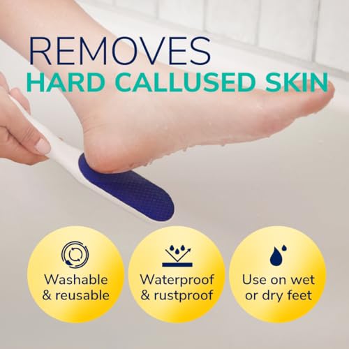 Image of Dr. Scholl's Hard Skin Remover Nano Glass Foot File - Foot Callus Remover, Durable Foot Scrubber, Dead Skin Remover, Hygienic Pedicure Tool, Long Lasting Foot Buffer, Soft Smooth Feet