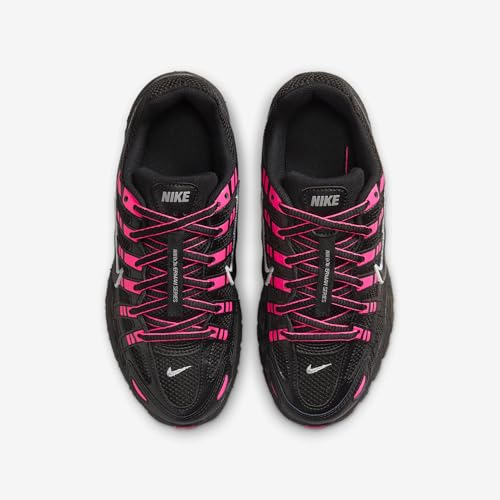 Nike P-6000 Big Kids' Shoes (HV5064-600, Pink Blast/Metallic Silver/Black)4