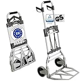 Photo Gallery athlon tools carrello pieghevole per carichi pesanti, 150 kg – alluminio – grandi ruote scorrevoli con superfici morbide e cuscinetti a sfera, 2 corde estensibili – modello 2025 Photo Gallery athlon tools carrello pieghevole per carichi pesanti, 150 kg – alluminio – grandi ruote scorrevoli con superfici morbide e cuscinetti a sfera, 2 corde estensibili – modello 2025