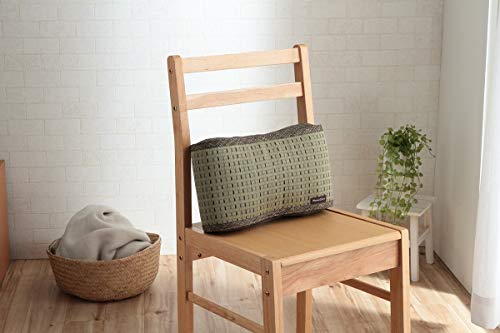 イケヒコ コーポレーション い草 クリア クッション くつろぎ リラックス 抗菌防臭 消臭 シンプル 小林製薬コバガード使用 約38×20cm ブラウン #3281859