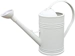 Baoblaze Garden Watering Can with Sprinkler Head Ergonomics Handle 1.8L Plant Watering Can Small for Indoor Outdoor Houseplants Garden Flower, White