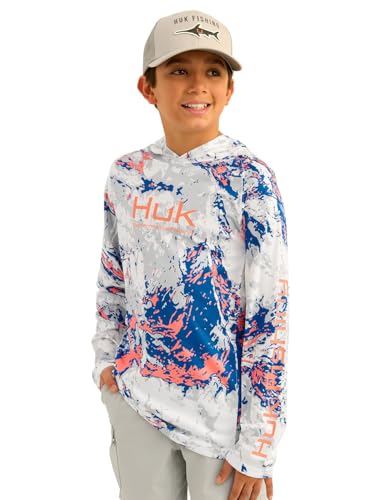 HUK Kids Mossy Oak Printed Pursuit Hoodie