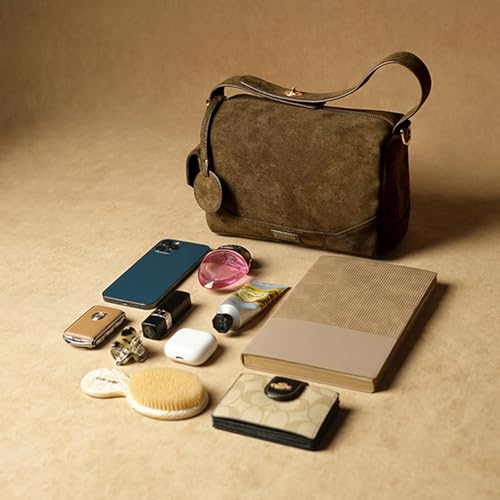 Image of Theater Bonbon Crossbody Duffle Bag for Women Structured Shoulder Handbag with Adjustable and Detachable Strap