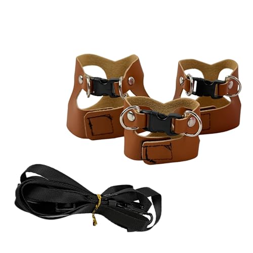 3Pcs Small Animal Harnesses Set Adjustable Rat Harness