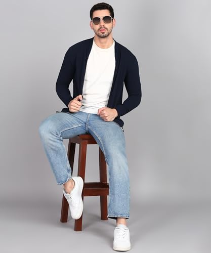 Image of Alan Jones Clothing Men's Cotton Blend Regular Solid Corduroy Front Zipper Jacket