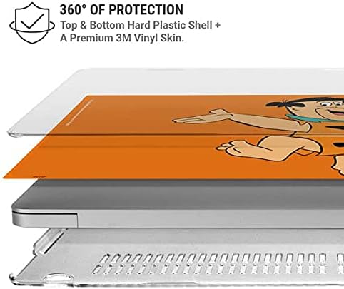 Skinit Case + Skin Compatible with MacBook Air 13in (2020) - Officially Licensed Warner Bros Fred Flintstone Design