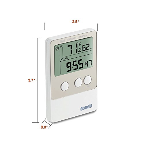 ECOWITT DS102 USB Temperature Humidity Data Logger Recorder 20736 Points with PC Software