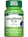 Nature's Truth Maximum Strength Melatonin 10 mg Plus L-Theanine Capsules, 72 Count