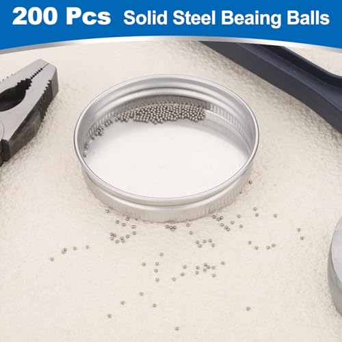 Bolas de precisión G10 de 1 mm con acabado pulido espejo en acero inoxidable 440C duradero 3