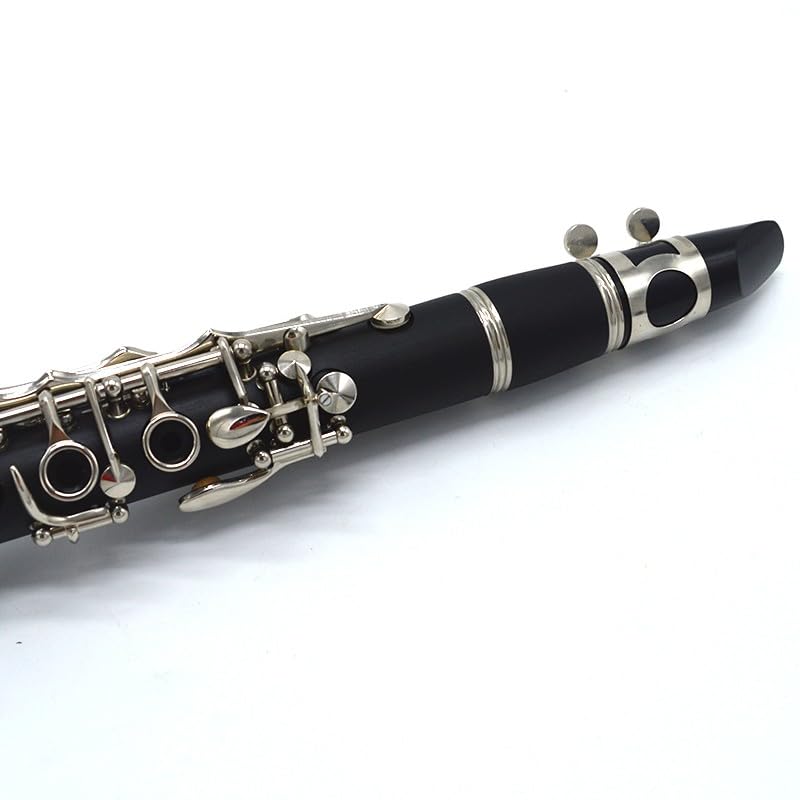 E-flat Bakelite body niklowany 17-klawiszowy instrument klarnetowy dla początkujących do zabawy
