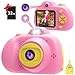 omzer Gift Kids Camera Toys for Girls, Cute Children Cameras Mini Camcorder for 3-8 Years Old Girl with 8MP HD Video Lens Great for Shooting, Deep Pink(16GB Memory Card Included)