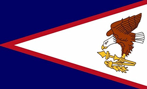 Perfectflags Samoa American Flag 5ft x 3ft Large - 100% Polyester - Metal Eyelets - Double Stitched
