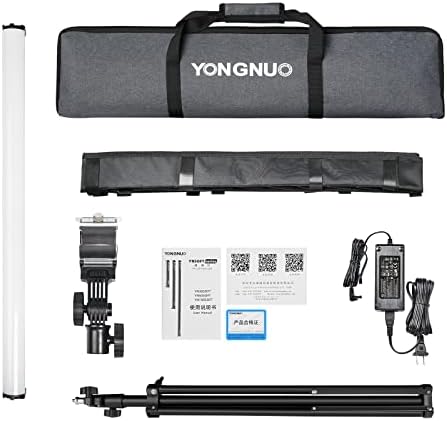 Yongnuo YN100SOFT Ice Light with Light Stand, 100cm/39.4in, RGB Full Color 2000K-10000K, APP Remote Control, 31 Special Scene Modes, Stick Light Wand Photography Video Light Tube