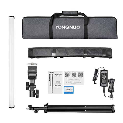Yongnuo YN100SOFT Ice Light with Light Stand, 100cm/39.4in, RGB Full Color 2000K-10000K, APP Remote Control, 31 Special Scene Modes, Stick Light Wand Photography Video Light Tube