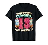 Photo Gallery 13° compleanno cowgirl howdy western compleanno a tema maglietta Photo Gallery 13° compleanno cowgirl howdy western compleanno a tema maglietta