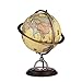 Produktbild PPO 20CM Durchmesser Vintage Welt Antike Dekorative Desktop-Rotating Erde Geographie Holzsockel Educational Globe Hochzeit Geschenk mit Vergrößerungsglas