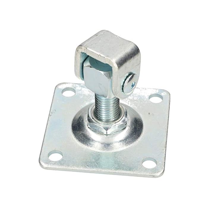 Buy KOTARBAU M20 100 x 100 Gate Hinge Galvanised Adjustable Thread