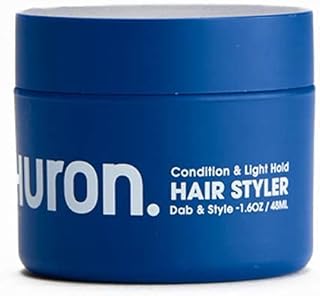 Huron - Men's Condition & Light Hold Hair Styler. Versatile grooming cream smooths & conditions while providing a light, f...