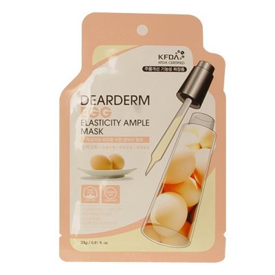 [Korean Cosmetics] DearDerm Egg Elasticity Ample Mask 0.81oz/23g (1 Sheet Mask)