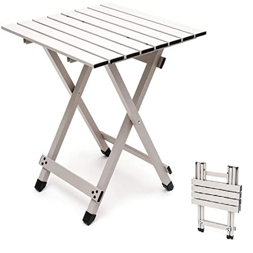 SUNNYFEEL Folding Camping Table Lightweight Aluminum