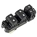 HIGH FLYING for Toyota Tacoma 2016-2023 Car Interior Switch Panel, LED Power Window Switches Control Blue Lighted (SR/SR5/Trail Edition, Drive Side Master 1PC)