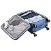 AmazonBasics – Maleta con ruedas flexible acolchada Belltown, 68 cm, Azul marino