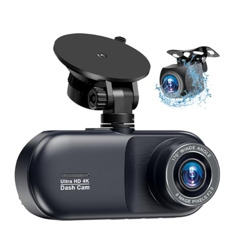 Dash Cam 4K anti accrochage avec moniteur de stationnement 24H et vision nocturne nette