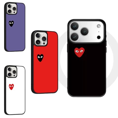vۗ iPhone17V[YpP[X  Redn[g @Ή MagSafeΉ A[g Jbvp ghuh VvȃfUC Sی ϏՌ sAJ[  (for iPhone 16 Pro Max,bh)