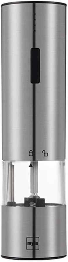 Charging Electric Salt Pepper Grinder With LED Light Stainless Steel Automatic Spice Grinding Mill Kitchen Cooking Tool