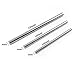 10Pcs Stainless Steel Metal Round Rods Dowel Pin Kit, Support Pin Fasten Elements for DIY Craft Tool, 5x100mm, 6x120mm, 8x150mm