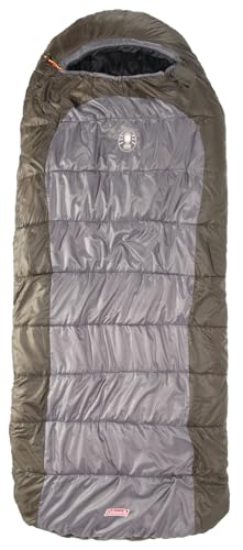 Coleman Big Basin 15°F Big & Tall Sleeping Bag, Cold Weather Sleeping Bag with Snag-Free Zipper & Better Heat Retention, Machine Washable - Image 3