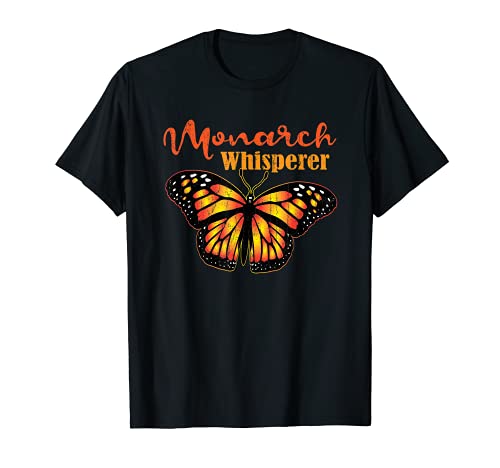 The Monarch Whisperer Lindo Entomología Mariposas Regalo Amante Camiseta