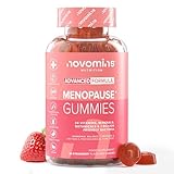 Menopause Gummies - Menopause Supplements with Sage Leaf, Maca Root, Ashwagandha & Probiotics for Women- Hormone Balance for Women - Post & Perimenopause Supplements - Vegan - 60 Gummies - Novomins