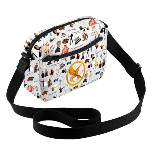 AKTAP Hunger Movie Merch Katniss Fans Crossbody Bag Hunger Movie Shoulder Bag for Hunger Characters Games Movie Lover Gifts (CB, Hunger G H CB-HT)
