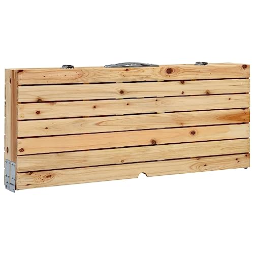 Table d'extérieur pliable vidaXL gain de place avec 4 sièges de camping - 4