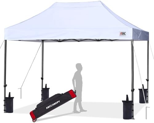 Image of ABCCANOPY Patio Pop Up Canopy Tent 8x12 Commercial-Series (White)
